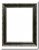 195-11.44 Mirror Ponzio Antiquesilver-black