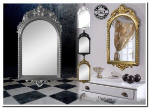 Miroir Ambra Argent Antique