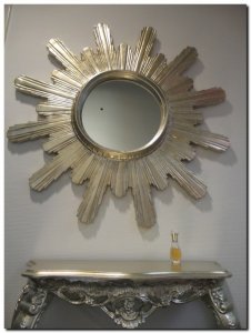 Espejo Clementia Plata-oro