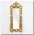 7.0619gb_203x86 Mirror Quirino Gold external dimension 86x203cm