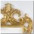 7.0619gb_203x86 Mirror Quirino Gold external dimension 86x203cm