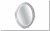 7.1699e/4-B-H Miroir Agnese Blanc brillance dimension extérieure 72x92cm