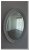 7.1699e/4-B-H Miroir Agnese Blanc brillance dimension extérieure 72x92cm