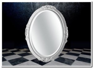 7.1699-B-H Mirror Agnese White highgloss
