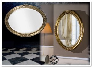 Mirror Agnese Antiquegold