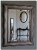 Moderne design spiegel Lidia Antiekzilver Aanbieding