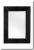 Aanbieding moderne design spiegel Romilda 74x99cm Mat zwart