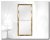 7.1694g/9-B Miroir Adriane dimension extérieure 82x182cm