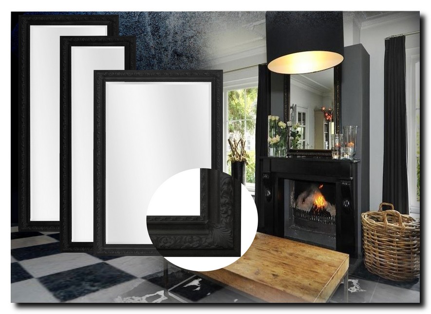 Spiegel Marciano Zwart