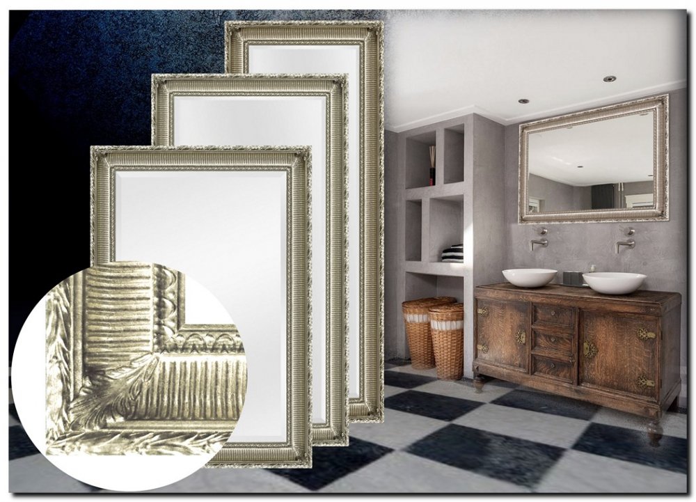 Spiegel Mauro Zilver