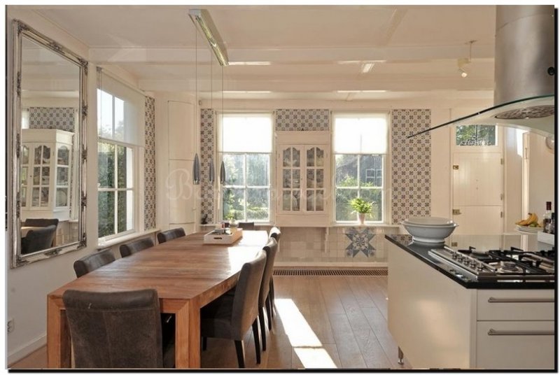 spiegel barok in Gooische keuken