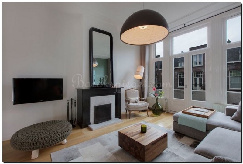 Spiegels in woonkamer barokspiegel.com Schouw woonkamer kleur