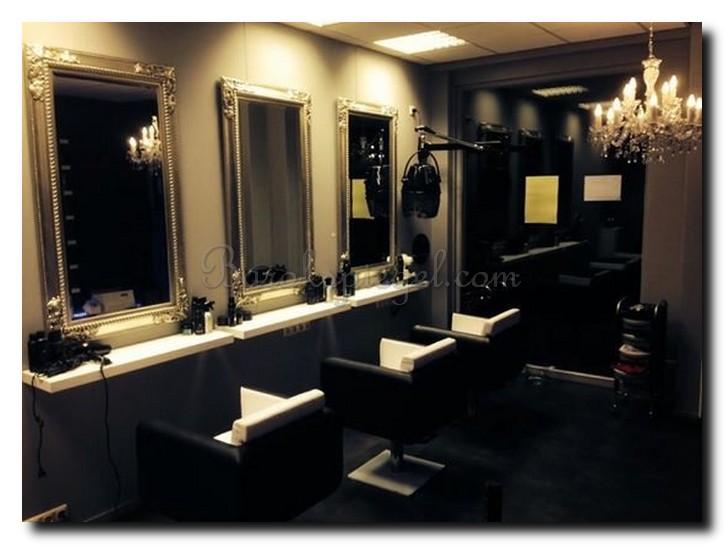 Barokspiegel zilver kapsalon hairstudio