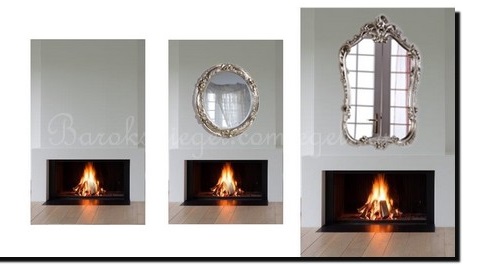 decoreren met schouwspiegel rond en kuif