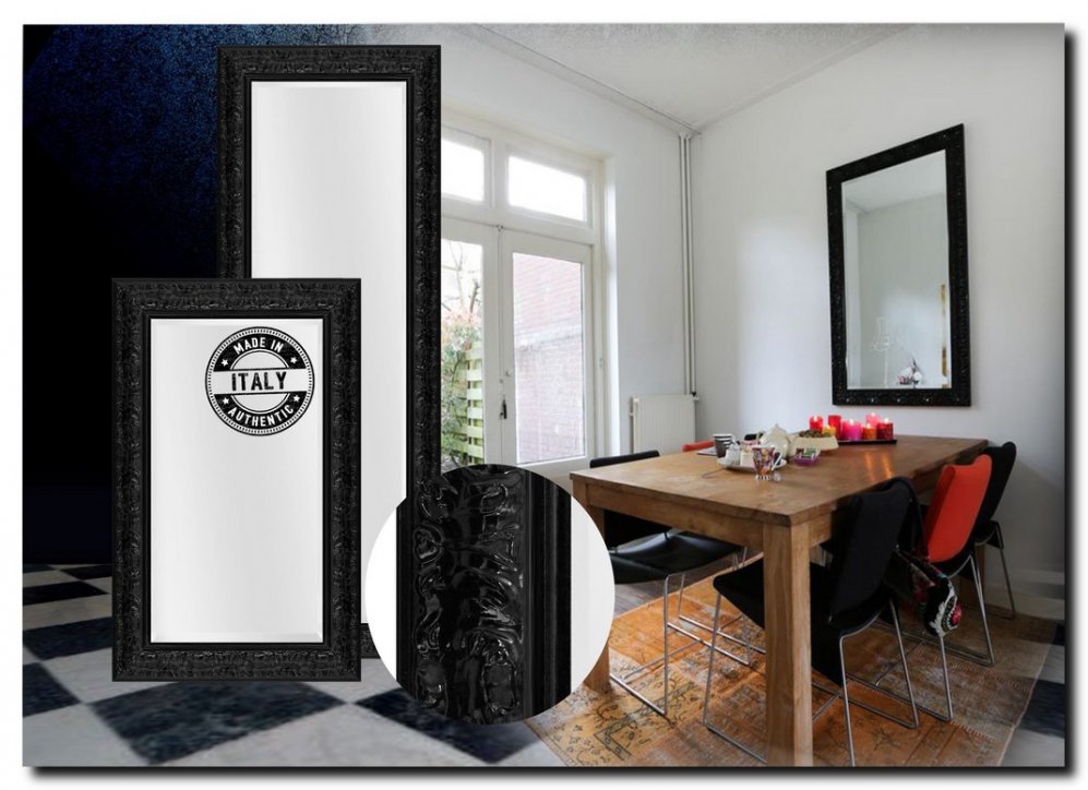 Spiegel Santino Zwart