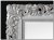 Moderne Barock Spiegel Francesco Wit met Zilver