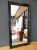Spiegel Tate Satijn zwart Aanbieding Buitenmaat 57x113cm