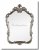7.0520-L-A Elegante kuifspiegel Fiorella Zilver Aanbieding