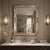 Mediterrane barok spiegel Adriane Zilver buitenmaat 72x92cm Aanbieding!