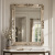 Mediterrane barok spiegel Adriane Zilver buitenmaat 72x92cm Aanbieding!