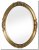 Spiegel Ovaal Agnese Goud