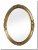 Spiegel Ovaal Agnese Antiekgoud