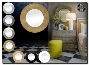 Ronde design spiegel Nunzia